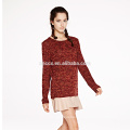 Mixed colour women cashmere pullover